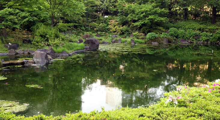 毛利庭園全景